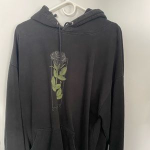 Black Rose Hoodie: 2XL